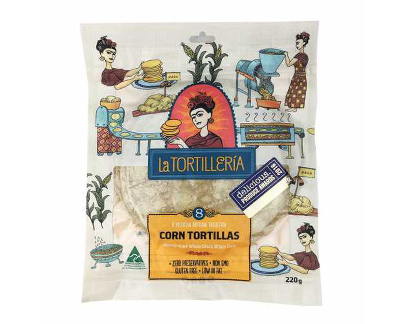 La Tortilleria Corn Tortillas 220g-The Local Basket