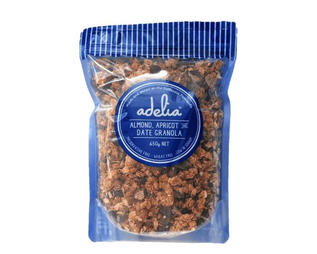 Adelia Almond Apricot Date Granola 650g-Cereal-The Local Basket