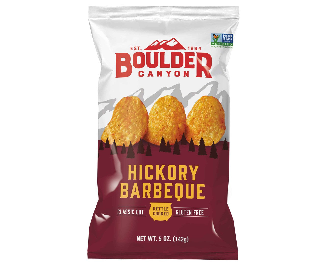 Boulder Hickory Barbeque Chips 142g-Chips-The Local Basket