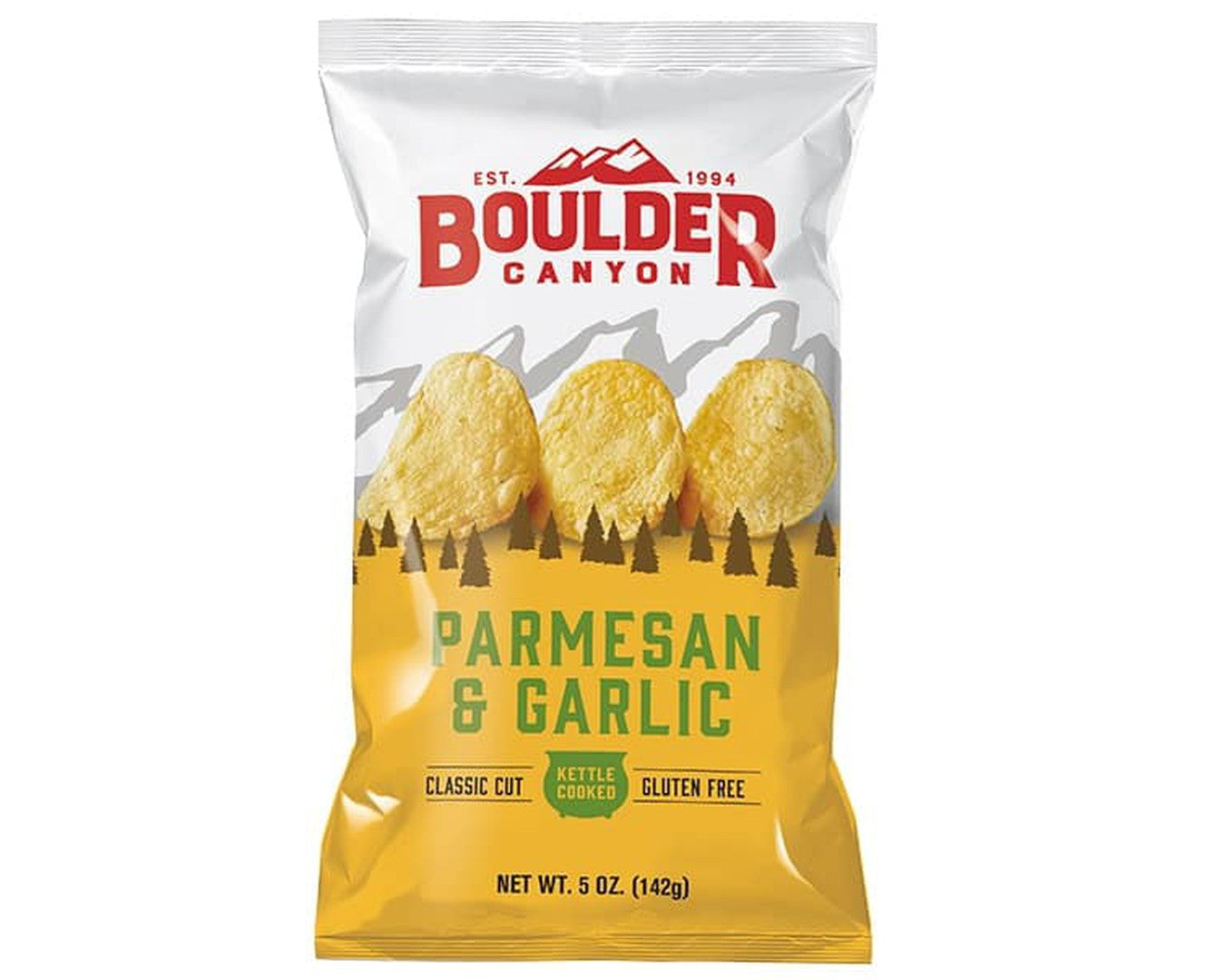 Boulder Parmesan Garlic Chips 142g-Chips-The Local Basket
