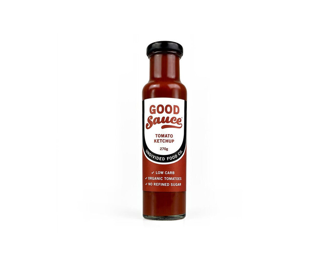 Undivided Co Good Sauce Tomato Ketchup 270g-Sauce-The Local Basket