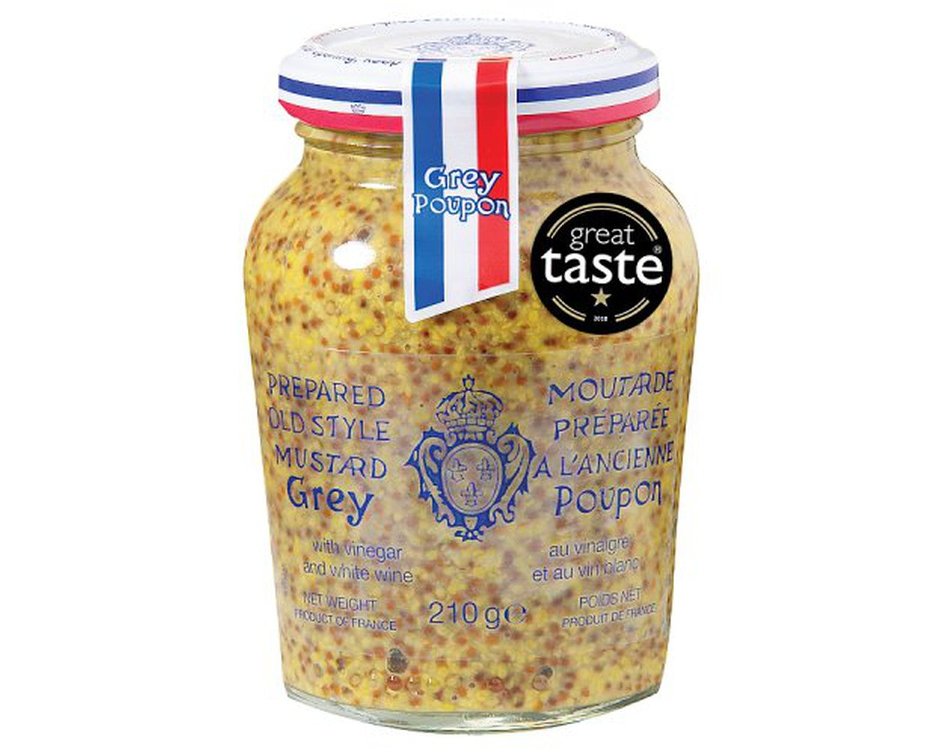 Grey Poupon Wholegrain Mustard 215g-Mustard-The Local Basket