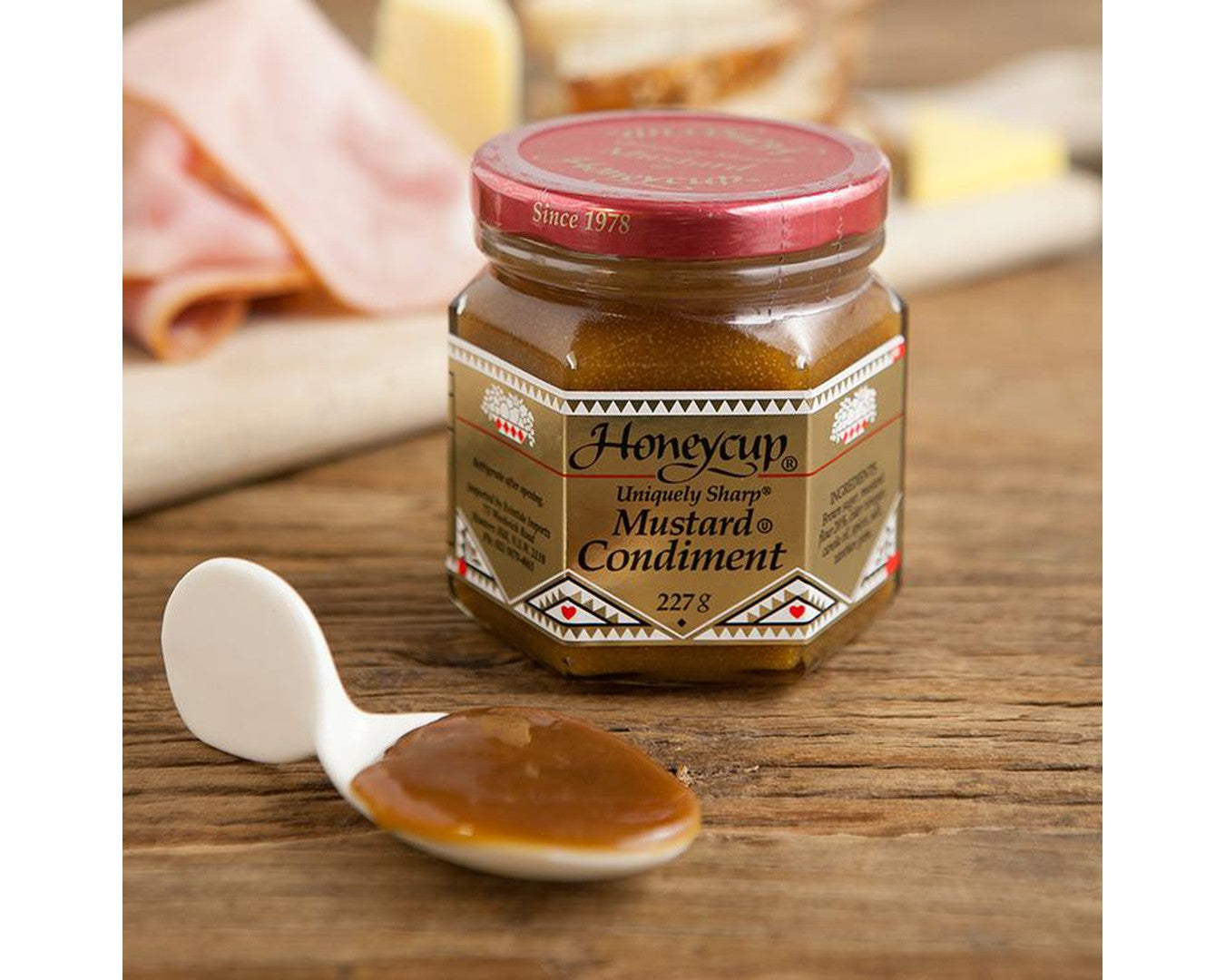 Honeycup Mustard Condiment 227g-Mustard-The Local Basket