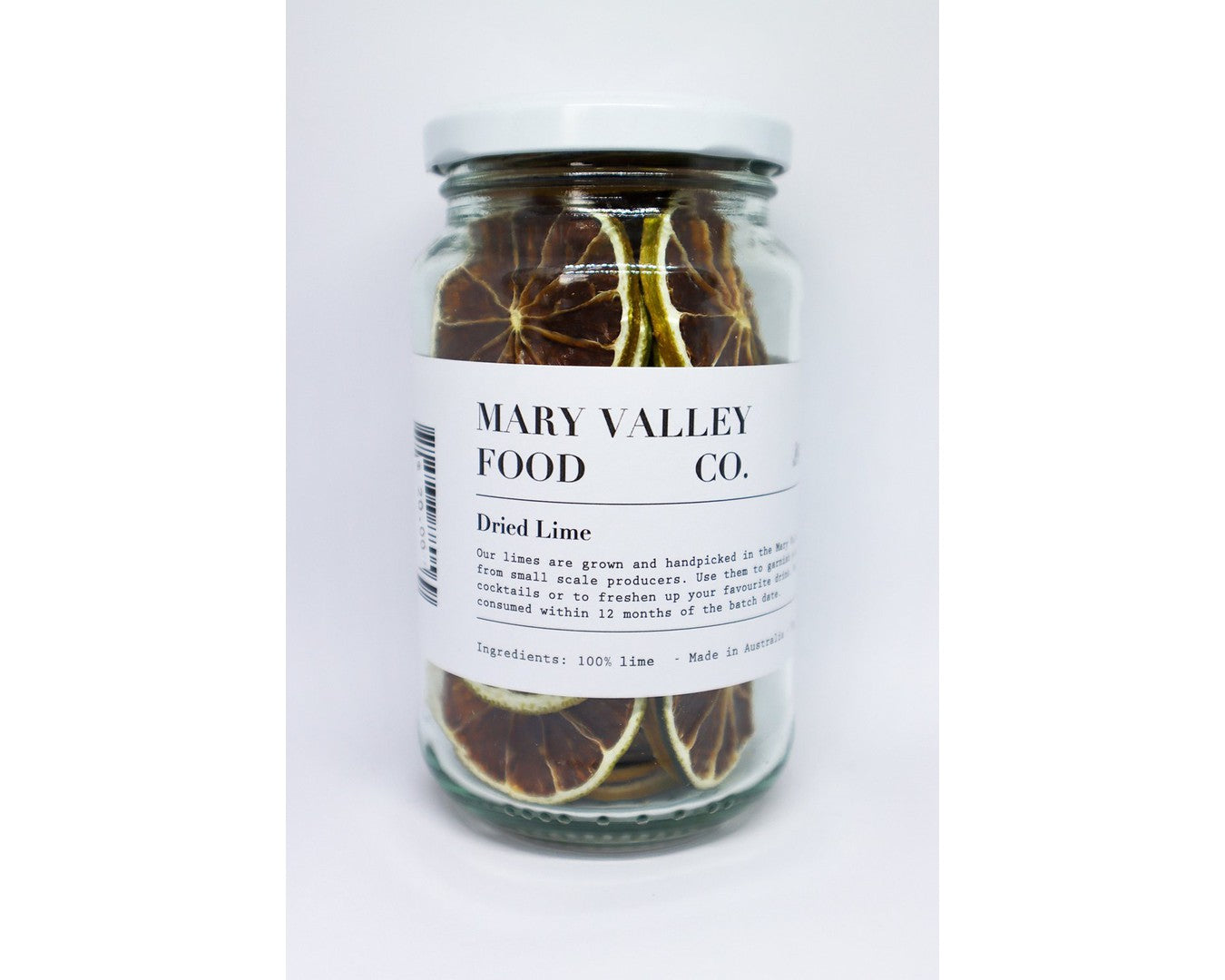 Mary Valley Food Co Dried Lime 50g-Dried Fruit-The Local Basket