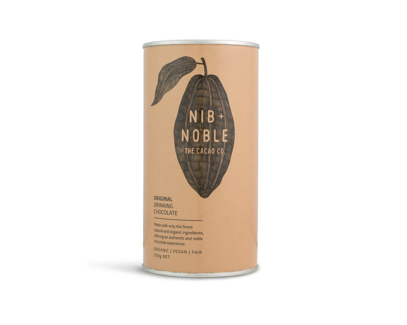 Nib Noble Original Organic Drinking Chocolate 250g-Drinking Chocolate-The Local Basket
