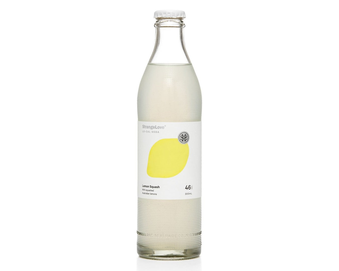 Strange Love Lemon Squash Lo-Cal Soda 300ml-Beverages-The Local Basket