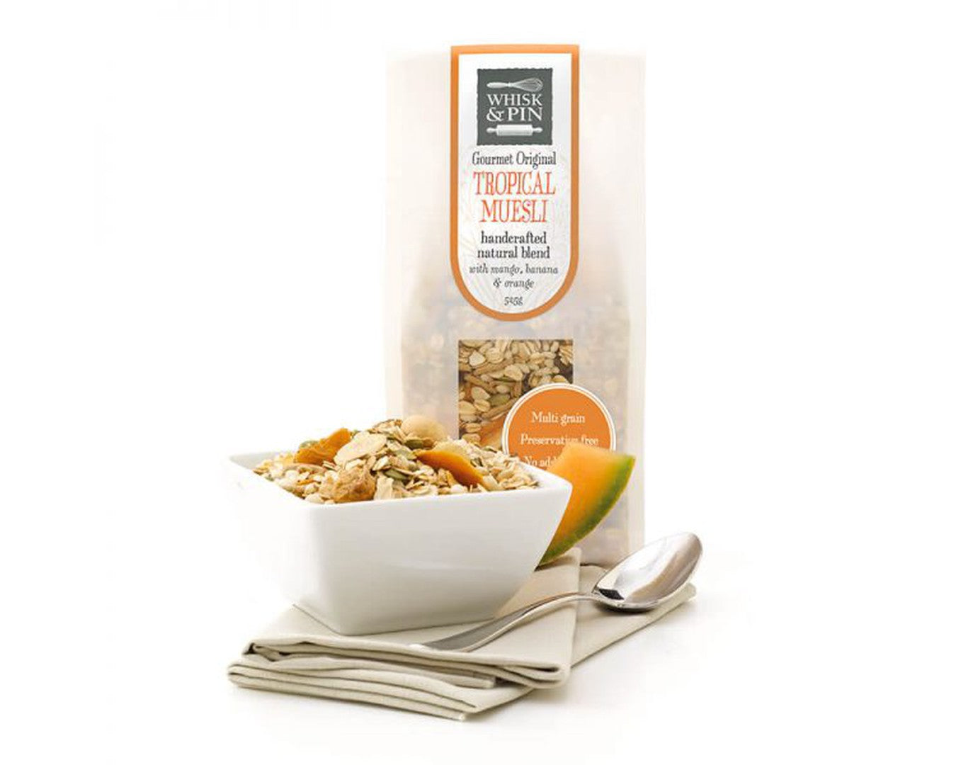 Whisk & Pin Tropical Muesli 525g-Cereal-The Local Basket