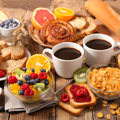 exclusive breakfast collection at the local basket