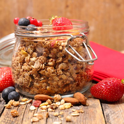 exclusive muesli & granola collection at the local basket