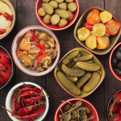 exclusive pickled vegetables collection at the local basket