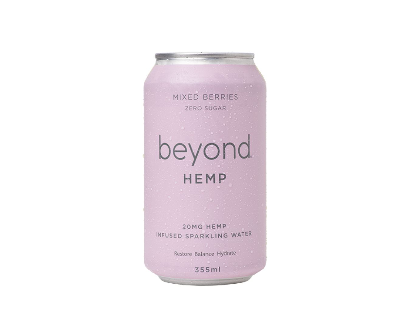 Beyond Hemp Water Mixed Berries 355ml-Beverages-The Local Basket