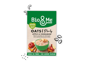 Bio & Me Apple and Cinnamon Porridge 400g – A warming, cinnamon-infused porridge with apples for a healthy, sugar-free start to your day