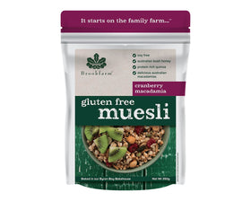 Brookfarm Gluten Free Cranberry Muesli350g-Cereal-The Local Basket