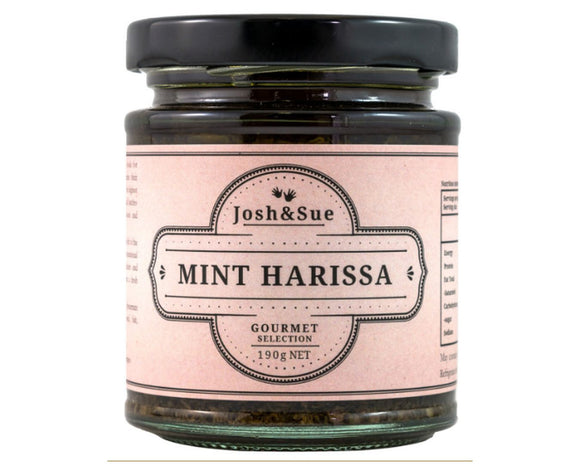 Josh&Sue Mint Harissa 190g-Jam-The Local Basket