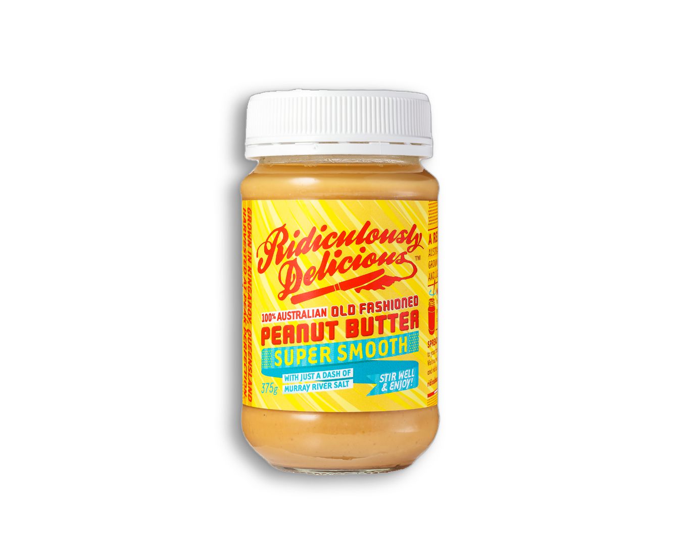 Ridiculously Delicious Peanut Butter Smooth 375gr-Peanut Butter-The Local Basket