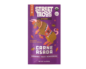Riega Organic Carne Asada Steak Taco Seasoning 28.3g from The Local Basket – bold and smoky spice blend for authentic steak tacos.