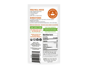 Riega Organic Carne Asada Steak Taco Seasoning 28.3g from The Local Basket – bold and smoky spice blend for authentic steak tacos. Ingredients