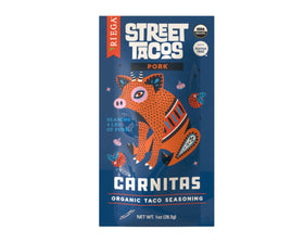 Riega Organic Carnitas Pork Taco Seasoning 28.3g from The Local Basket – a premium blend for tender and flavourful shredded pork tacos.