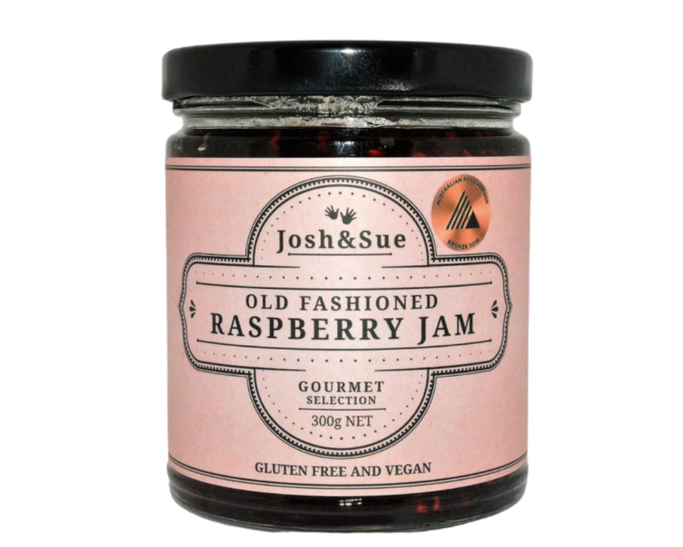 Josh&Sue Old Raspberry Jam 300gr-Jam-The Local Basket