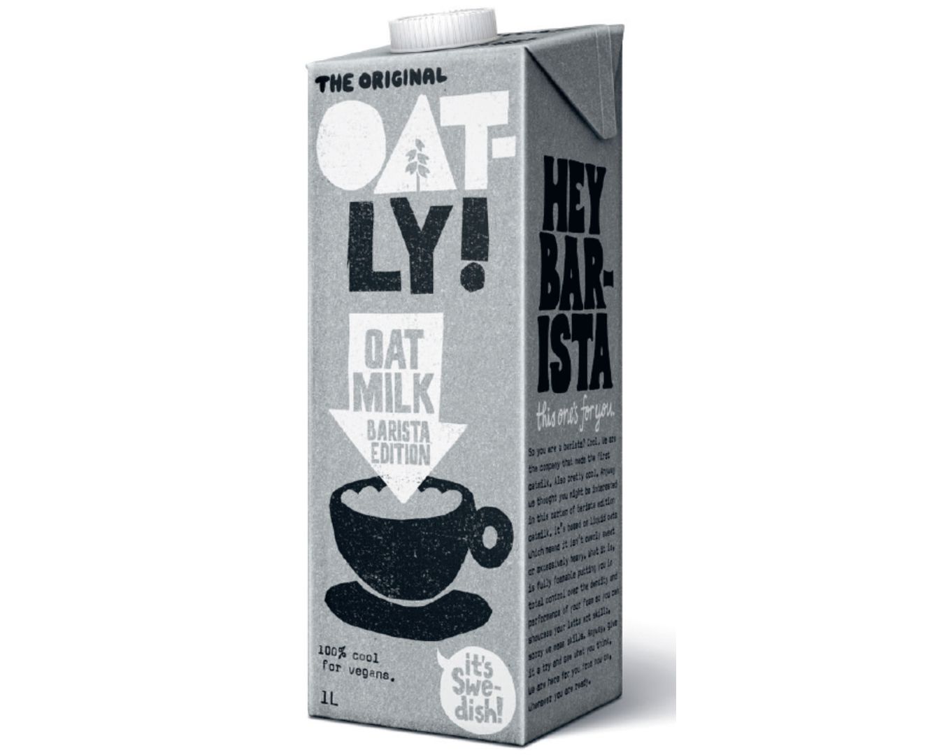 Oatly Original Oat Milk Barista Edition 1L-Milk-The Local Basket