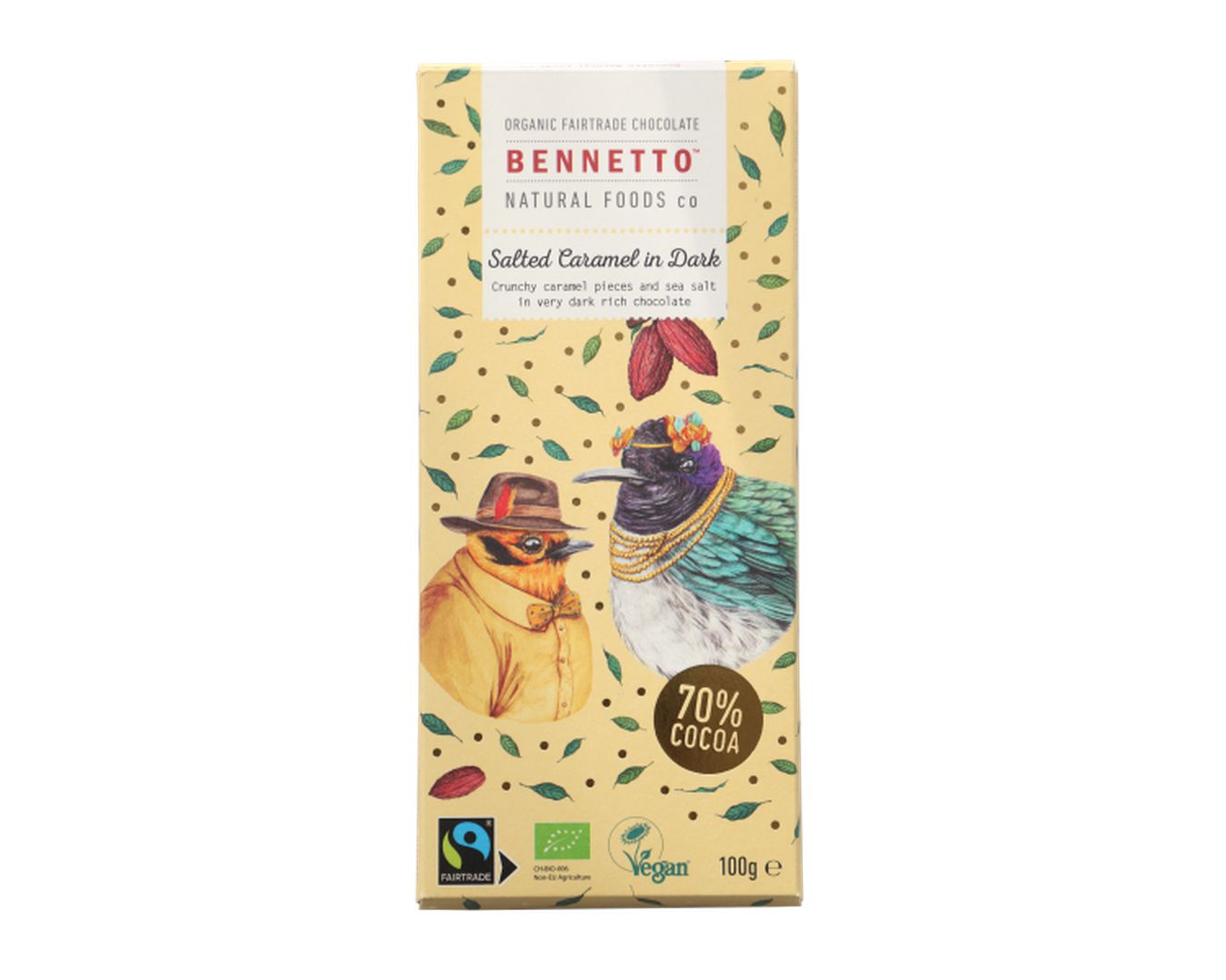 Bennetto Salted Caramel Dark 100gr-Chocolate-The Local Basket