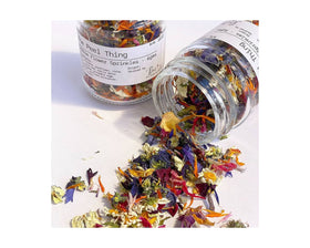 The Peel Thing Edible Flower Sprinkles - Rainbow Mix 6g