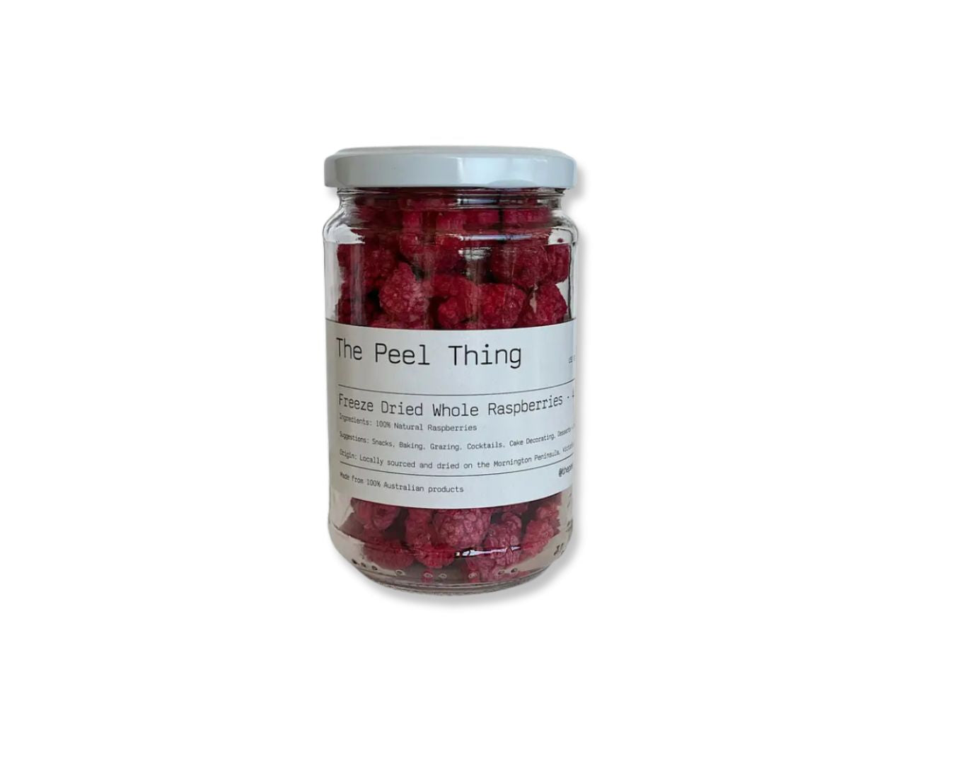 The Peel Thing Freeze Dried Raspberries | The Local Basket