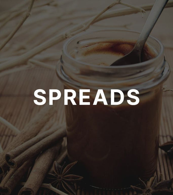 Food platter spreads jams and sauces