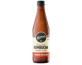 Remedy Kombucha Mango Passion 330ml-Beverages-The Local Basket