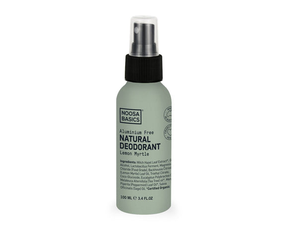 Noosa Basics Spray Deodorant Lemon Myrtle 100ml-Deodorant-The Local Basket