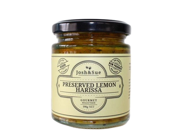 Josh&Sue Preserved Lemon Harissa 190gr-Preserved-The Local Basket