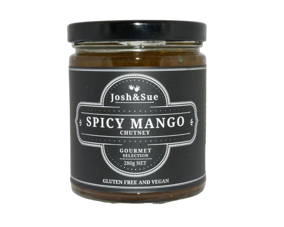 Josh&Sue Spicy Mango Chutney 280gr-Chutney-The Local Basket