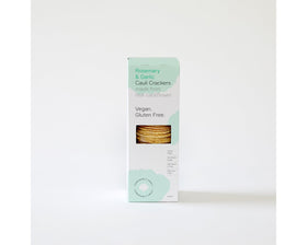 Curiously Cauli Rosemary & Garlic Cauli Cracker 70gr-Snack-The Local Basket