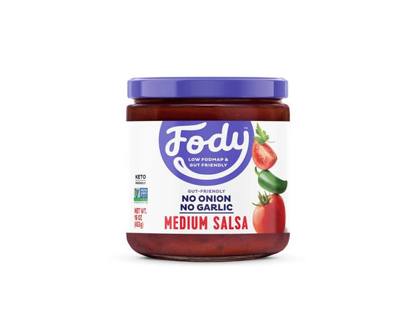 Fody Low Fodmap Medium Salsa 454g-Salsa-The Local Basket