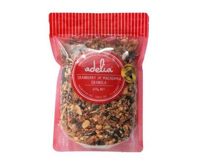 Adelia Cranberry and Macadamia Granola