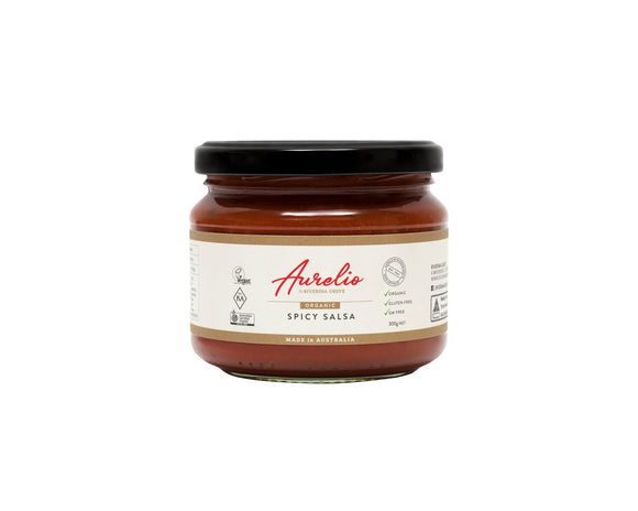 Aurelio Organic Spicy Salsa 300gr-Salsa-The Local Basket