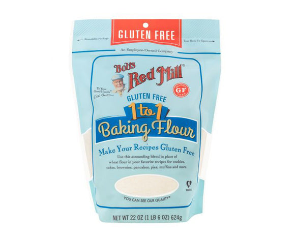 Bob's Red Mill 1 to 1 Baking Flour Gluten Free 624g-Flour-The Local Basket