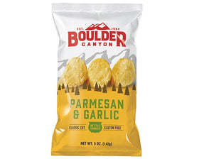 Boulder Parmesan Garlic Chips 142g-Chips-The Local Basket