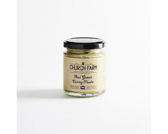 Church Farm Thai Green Curry Paste 180g-Curry-The Local Basket