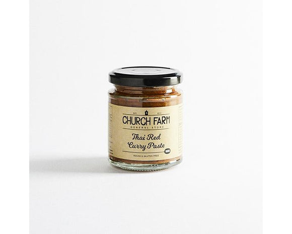 Church Farm Thai Red Curry Paste 180g-Curry-The Local Basket