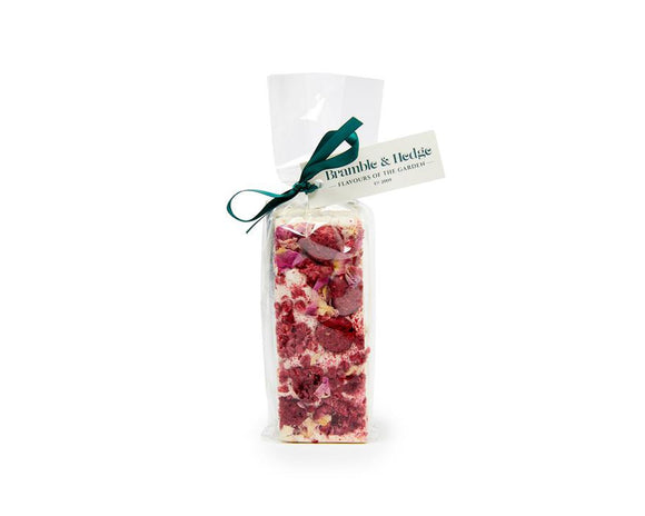 Bramble & Hedge Raspberry & Vanilla Bean Nougat 150g-Nougat-The Local Basket