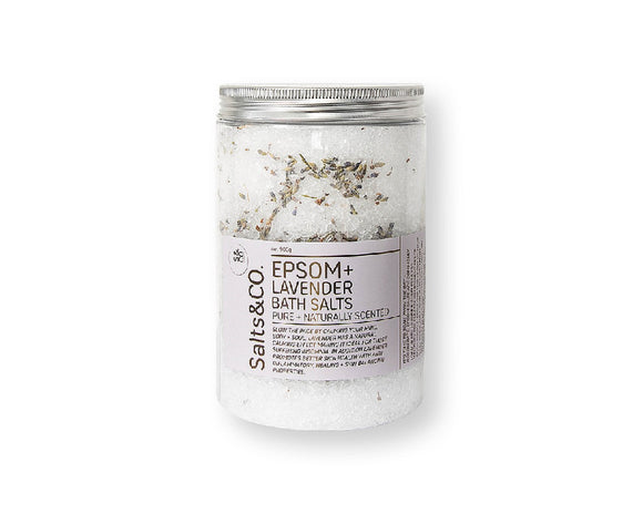 Salts&Co Lavender Epsom Bath Salts 900g-Bath Salts-The Local Basket