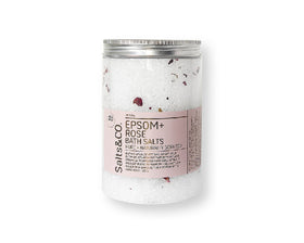 Salts&Co Rose Epsom Bath Salts 900g-Bath Salts-The Local Basket