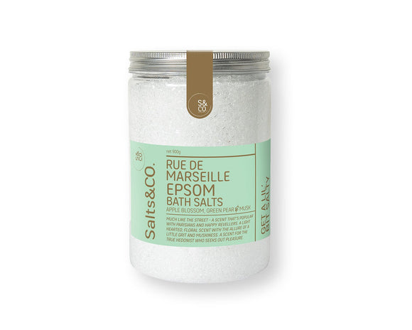 Salts&Co Rue de Marseille Epsom Bath Salts 900g-Bath Salts-The Local Basket