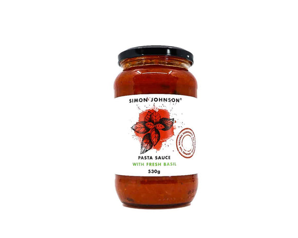 Simon Johnson Pasta Sauce Basil 530g-Pasta Sauce-The Local Basket