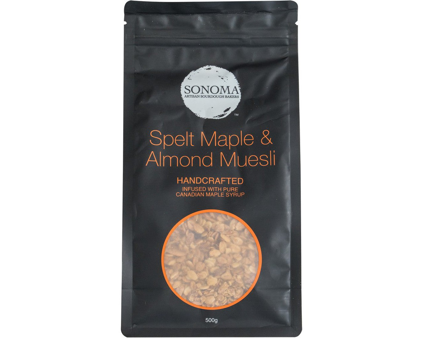 Sonoma Spelt Maple Almond Muesli 500g-Cereal-The Local Basket