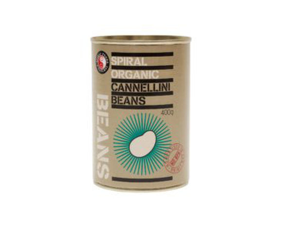 Spiral Foods Organic Canelini Beans 400gr-Beans-The Local Basket