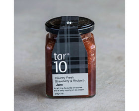 Tar 10 Country Fresh Strawberry & Rhubarb Jam 300g-Spreads-The Local Basket